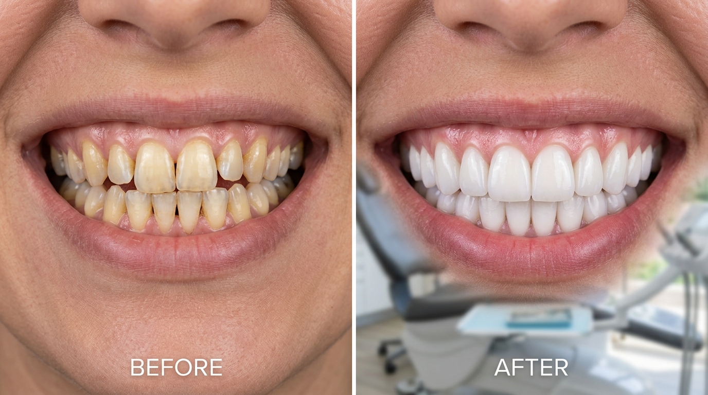 After Teeth Alignment Result